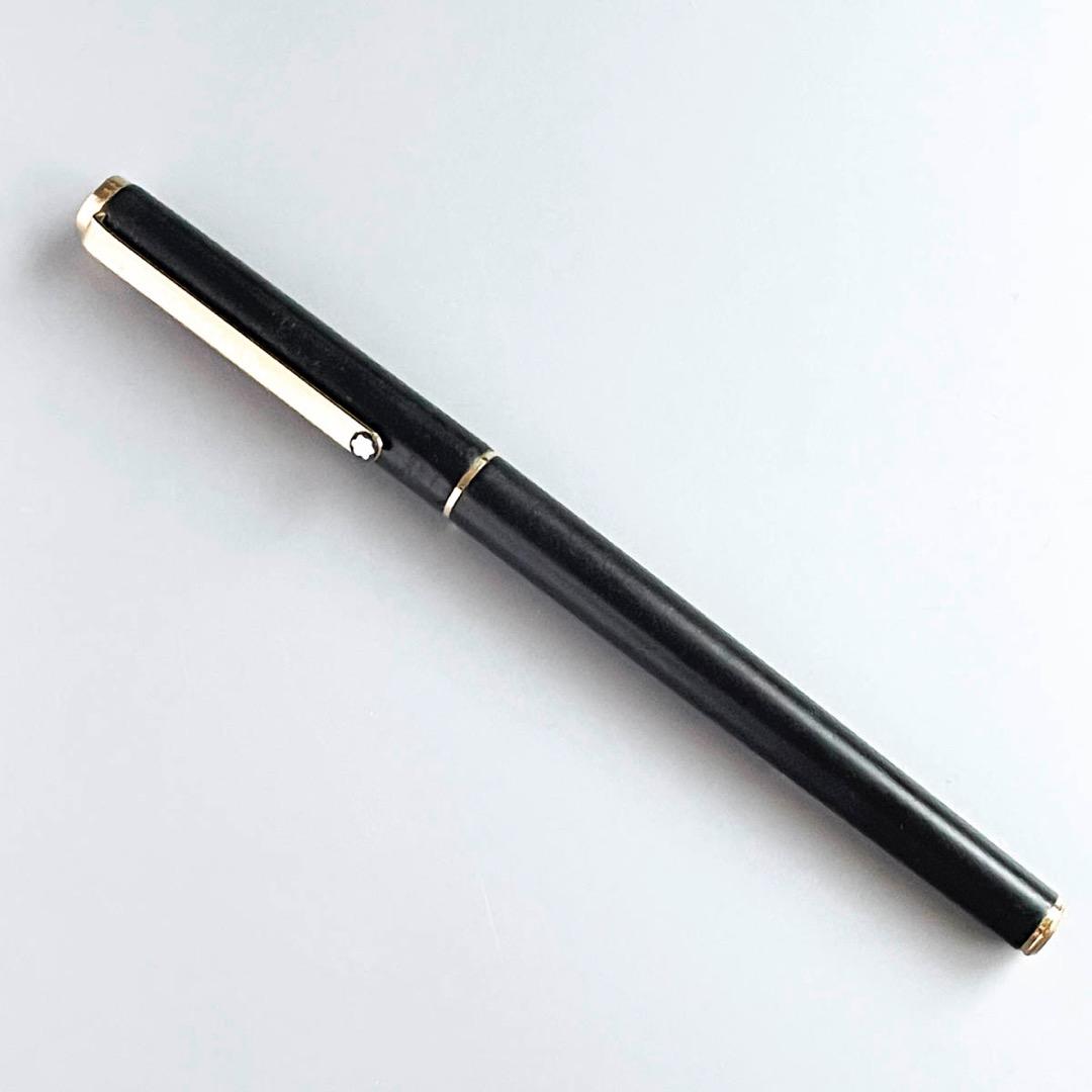 MONTBLANC Noblesse ノブレス Sライン 万年筆 黒金 インク付