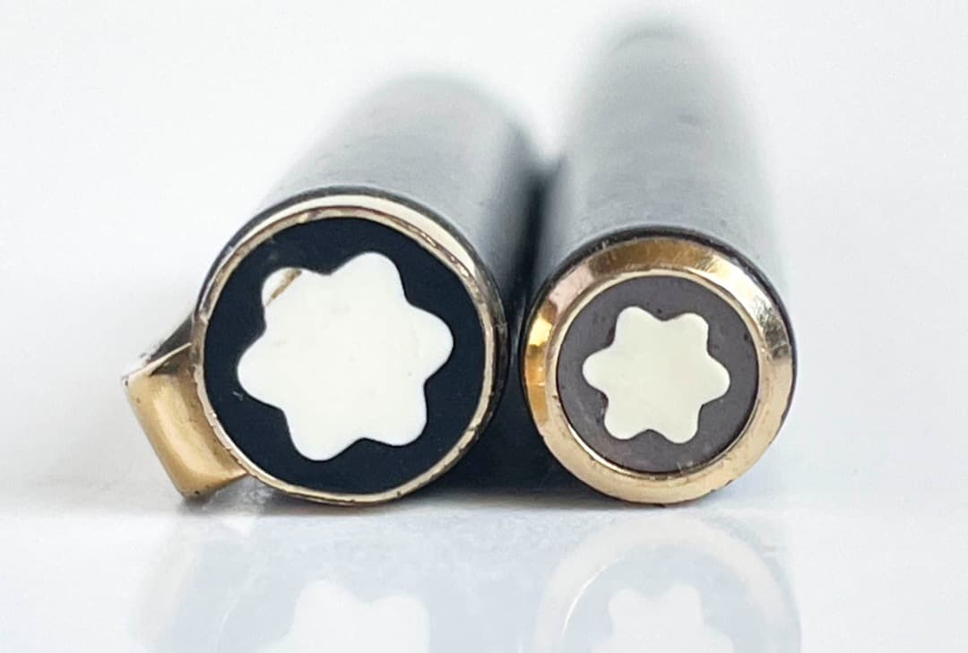 MONTBLANC Noblesse ノブレス Sライン 万年筆 黒金 インク付