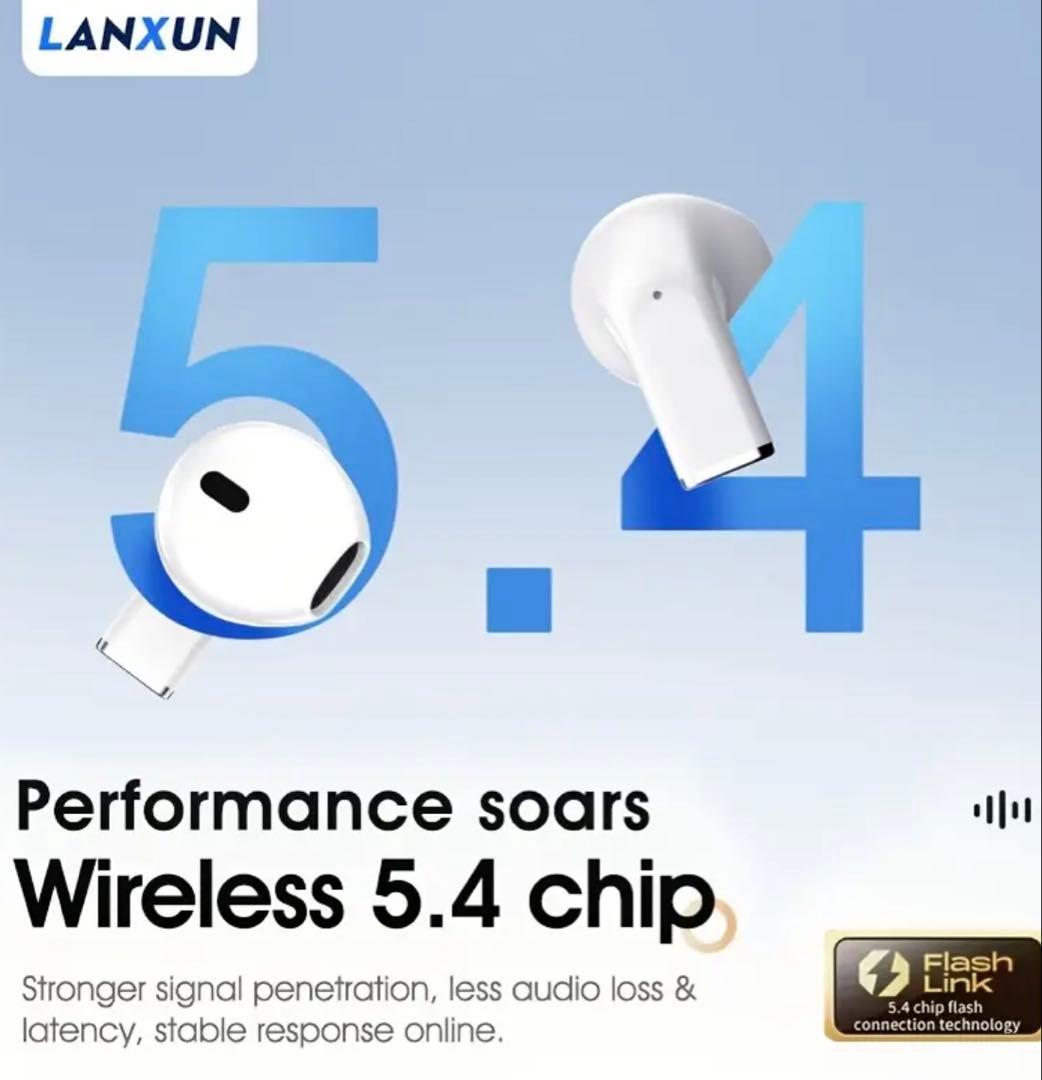 【ANC搭載】Bluetoothワイヤレスイヤホン Airpodspro3類似品