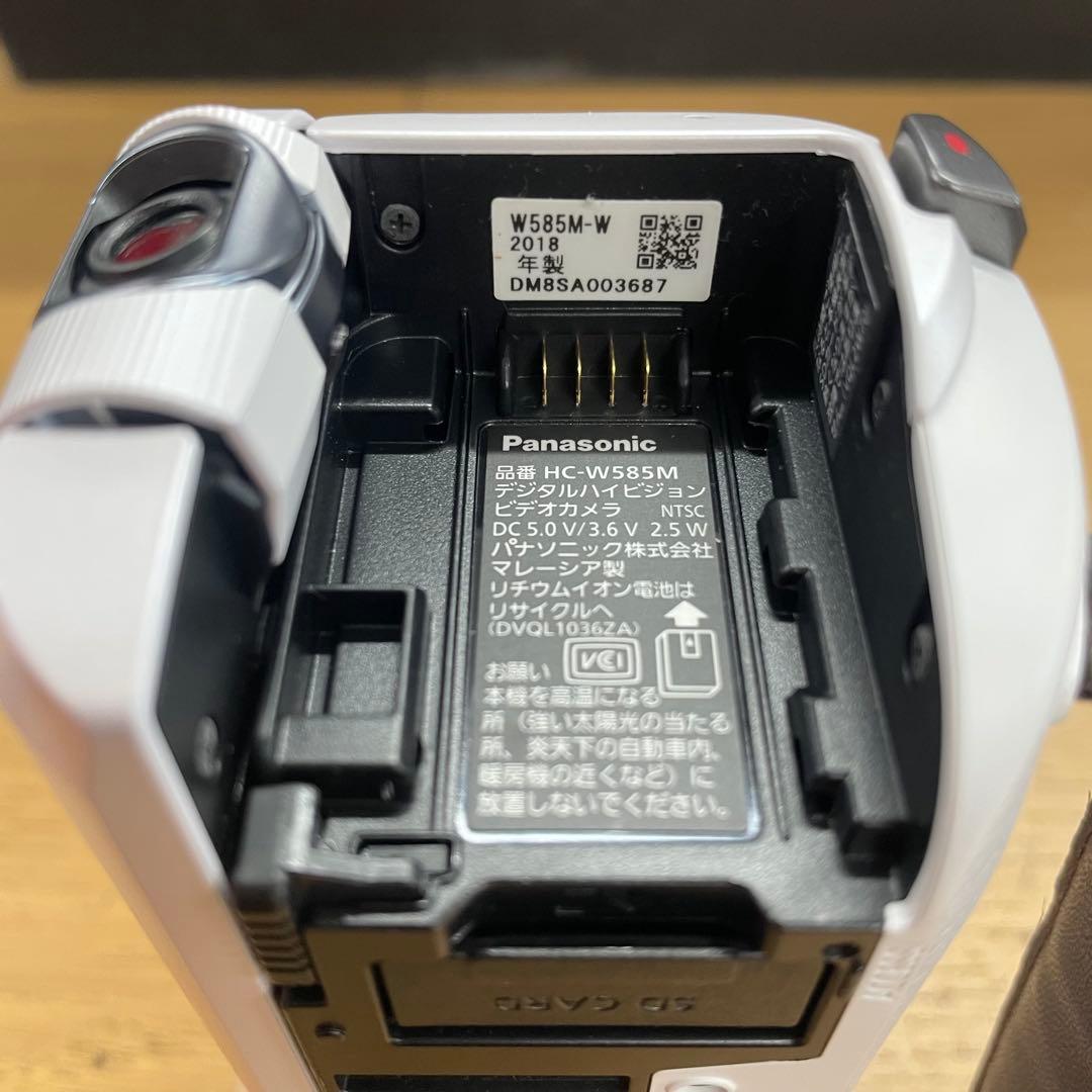美品 動作品 Panasonic HC-W585M 2018年製 ビデオカメラ