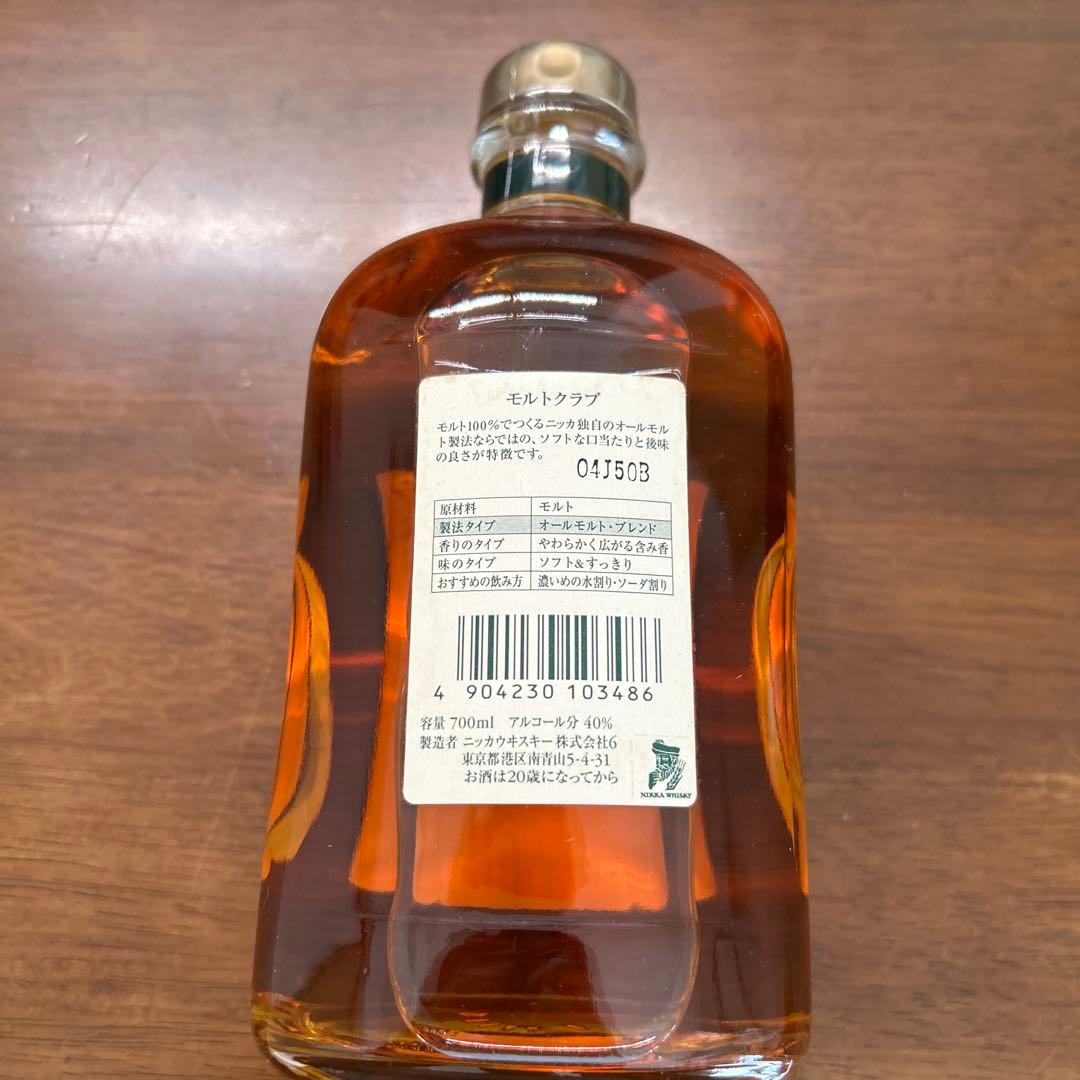 ウイスキー NIKKA MALT Club 700ml 46%