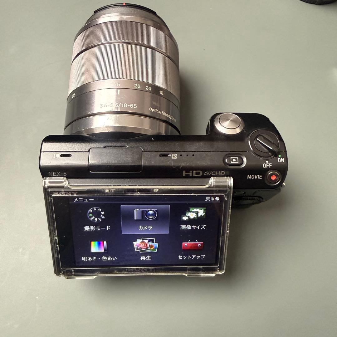 SONY NEX5 ミラーレス一眼 ダブルレンズセット