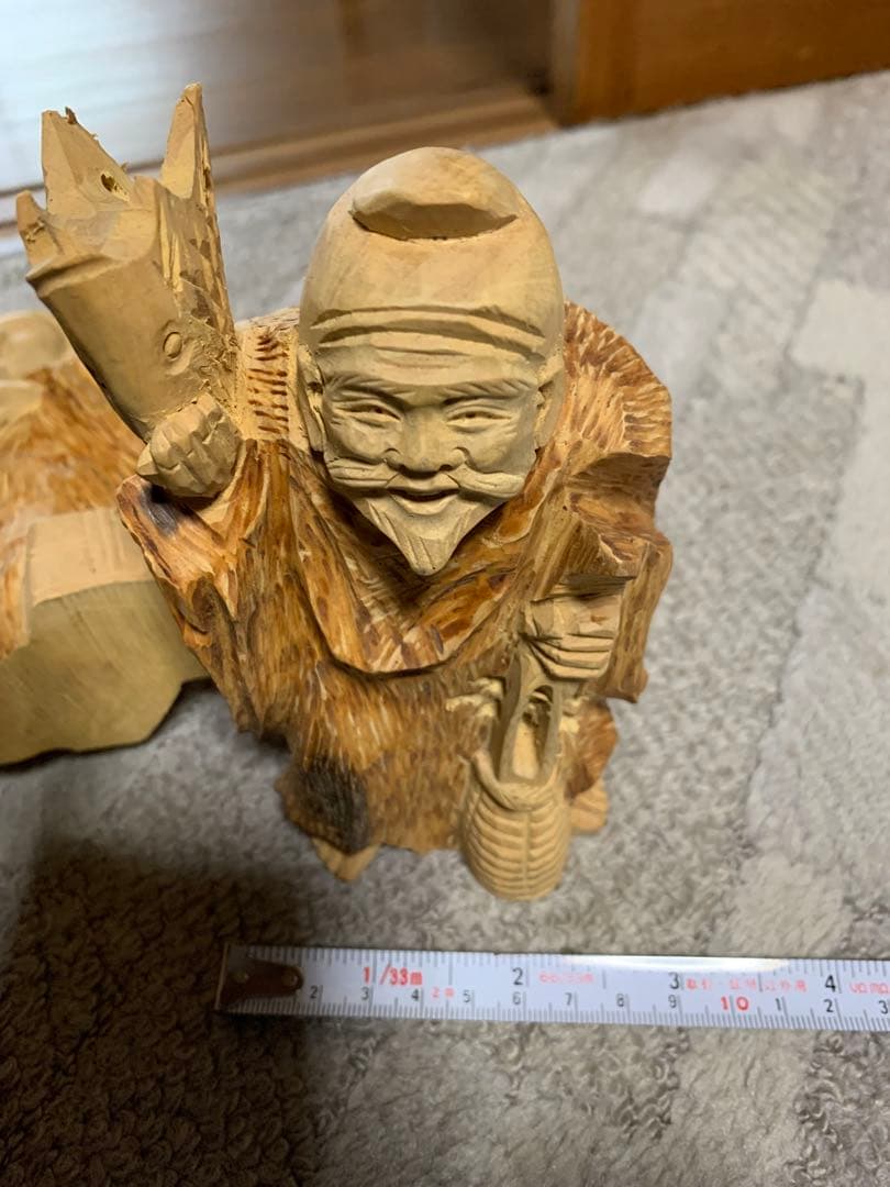 木製 七福神 置物 7体セット　骨董品 アンティーク　縁起物
