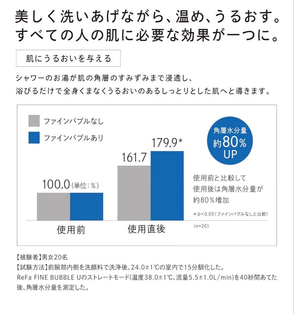 【新品未使用】ReFa ファインバブルU シャワーヘッド