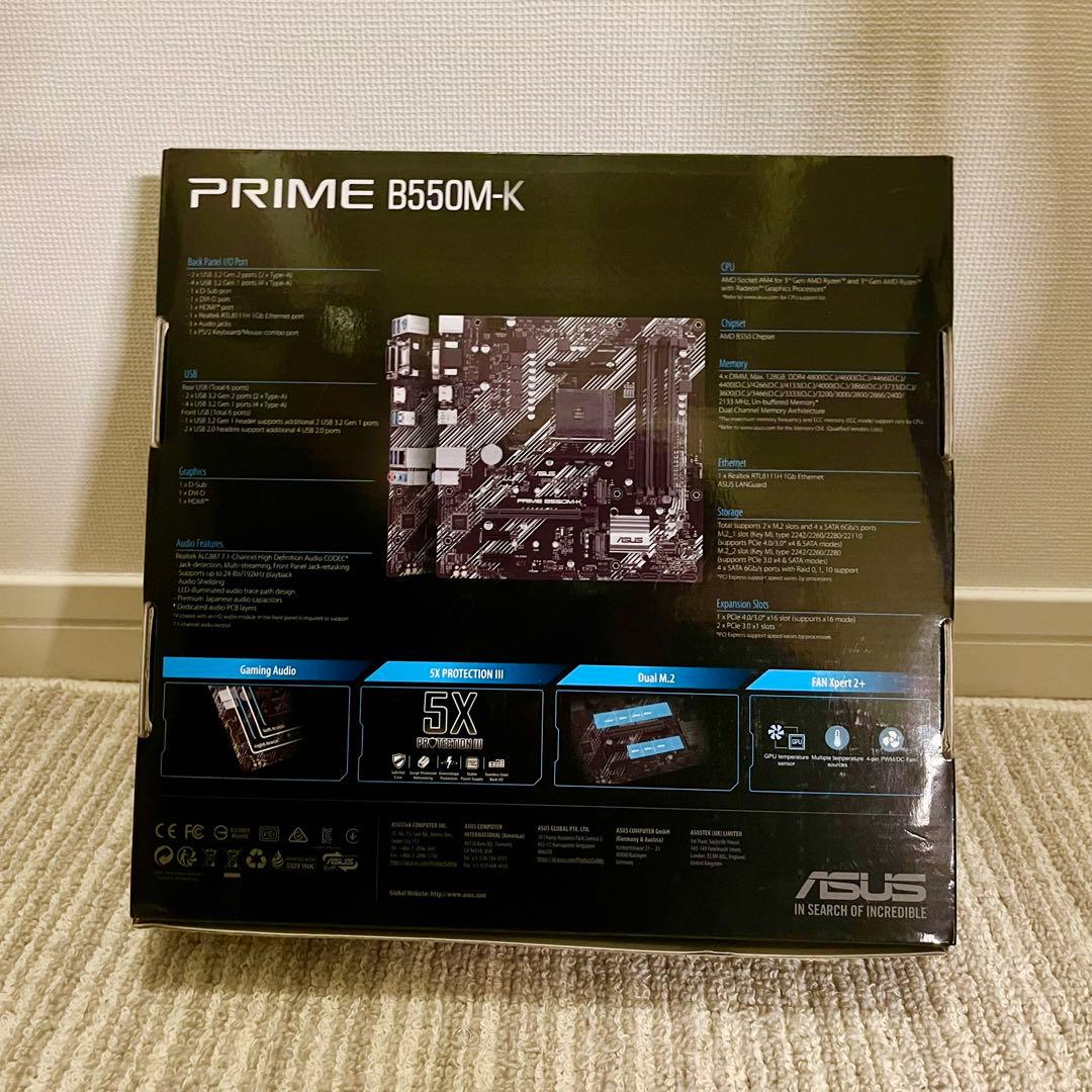【即日発送】ASUS マザーボード PRIME A520M-K