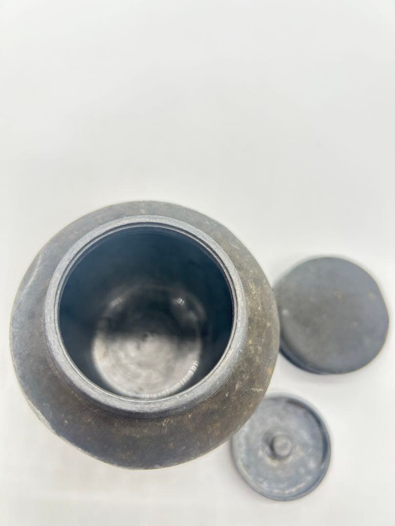 錫製 茶入 茶心壷 茶道具 茶箱
