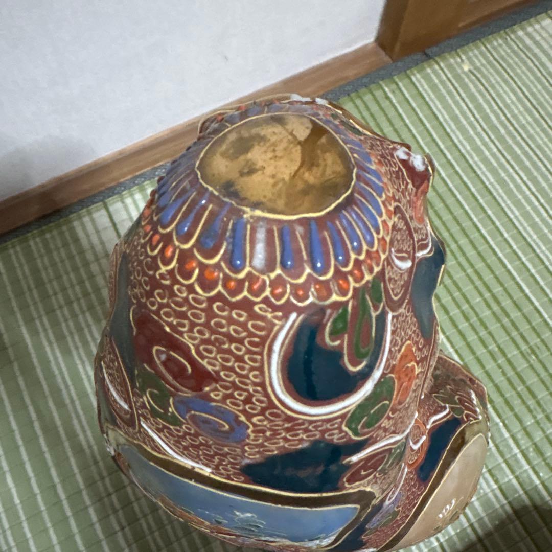 九谷焼　観音様　菩薩　神様　女神　骨董品　工芸品　置物　仏壇　仏具　51cm