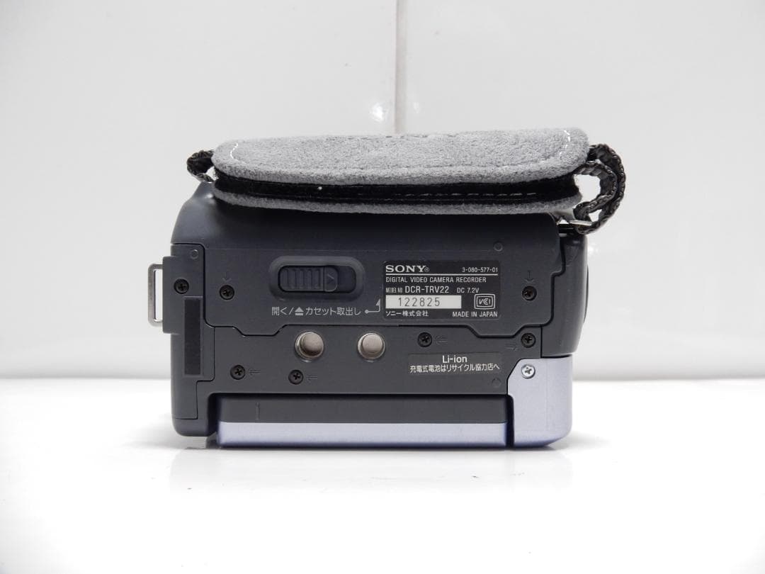 動作品　Mini DV　ソニーデジタルビデオカメラ　SONY DCR-TRV22