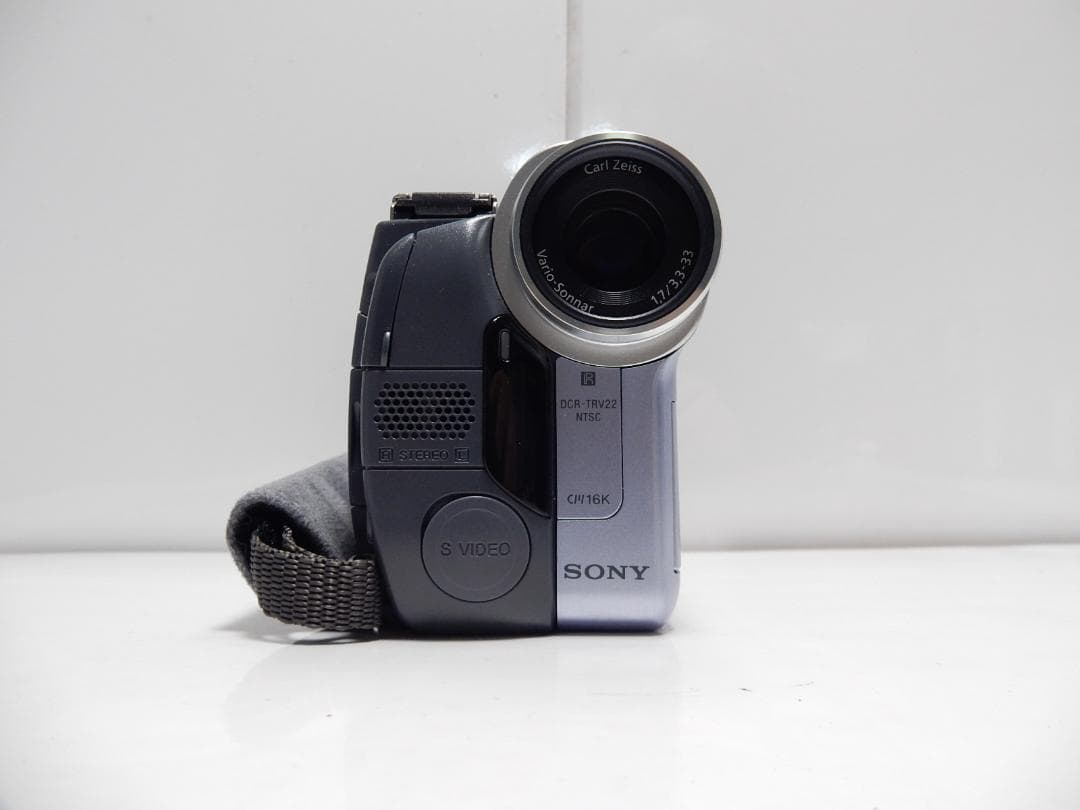 動作品　Mini DV　ソニーデジタルビデオカメラ　SONY DCR-TRV22