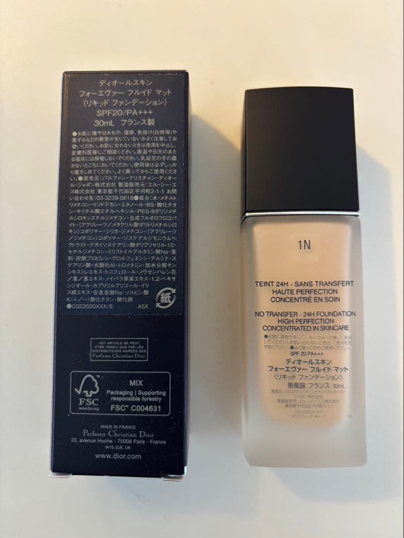 Dior Forever 1N リキッドファンデーション 30ml