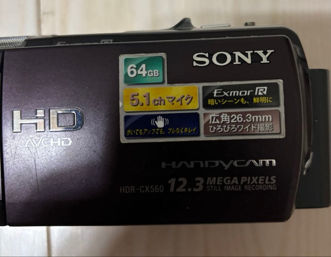Sony HDR-CX560 ビデオカメラ