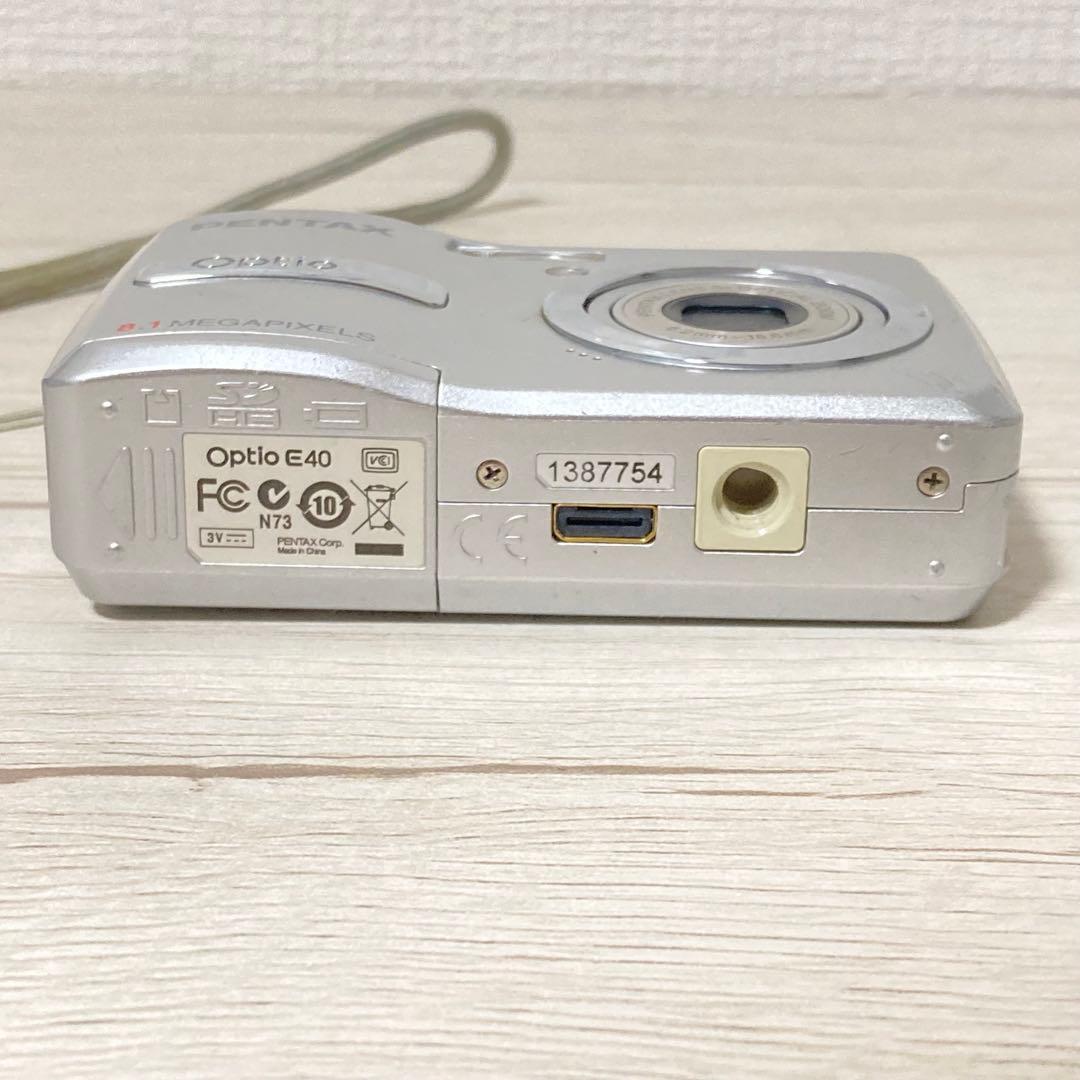 【単三電池】PENTAX Optio E40 オールドコンデジ オールドデジカメ
