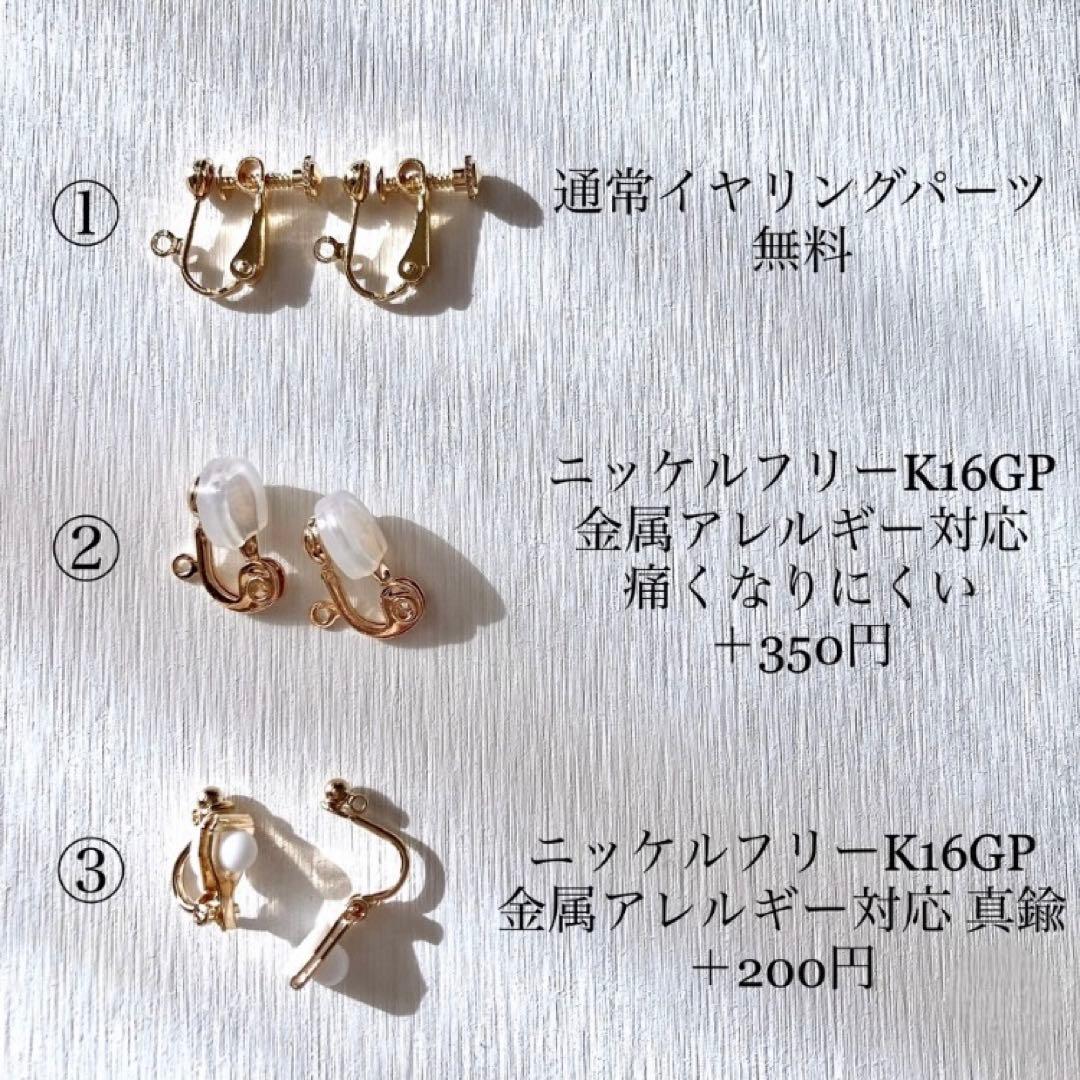 No.54 天然石アクセサリー オパライズドウッド ピアス イヤリング