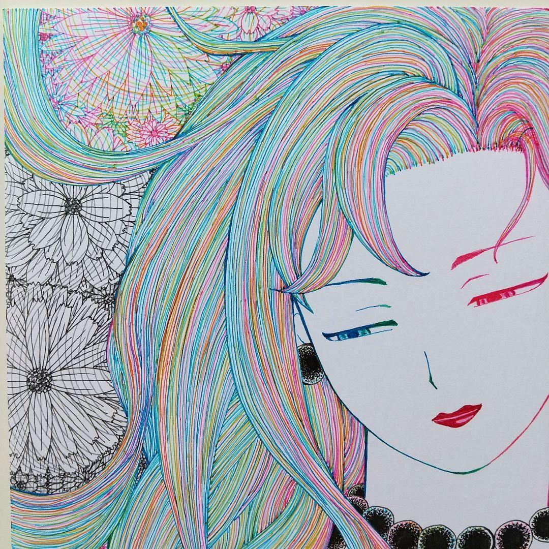 原画 「黒い首飾り」
