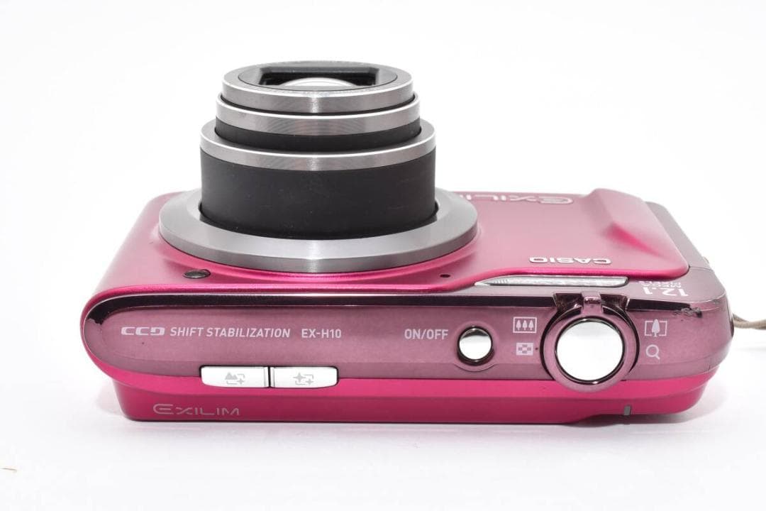 美品 カシオ　CASIO EXILIM EX-H10 ピンク ＃A467