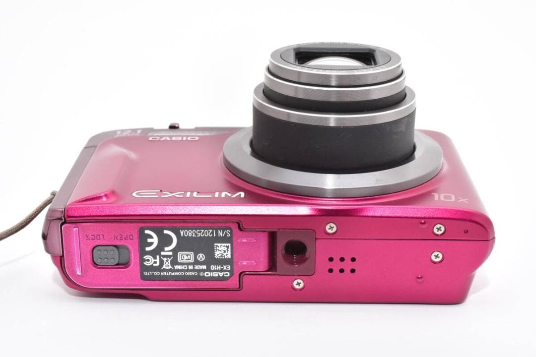 美品 カシオ　CASIO EXILIM EX-H10 ピンク ＃A467