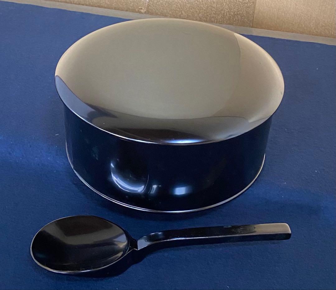 《R》懐石道具 一揃い 木製漆器 木箱　① 1f