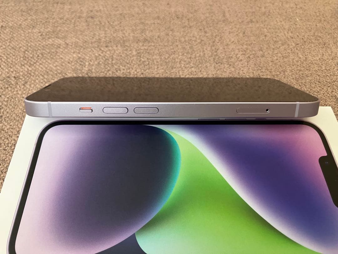 iPhone14 128GB SIMフリー パープル バッテリー86% おまけ付