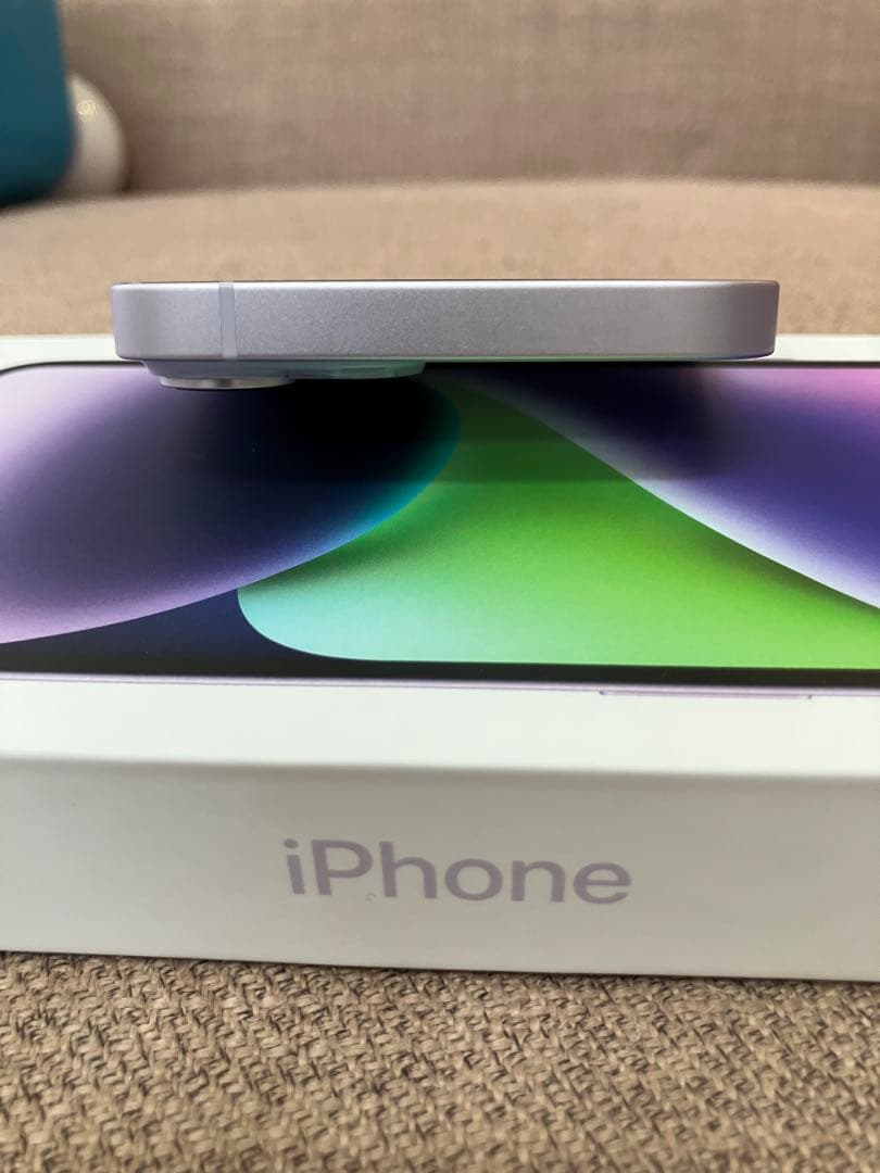 iPhone14 128GB SIMフリー パープル バッテリー86% おまけ付