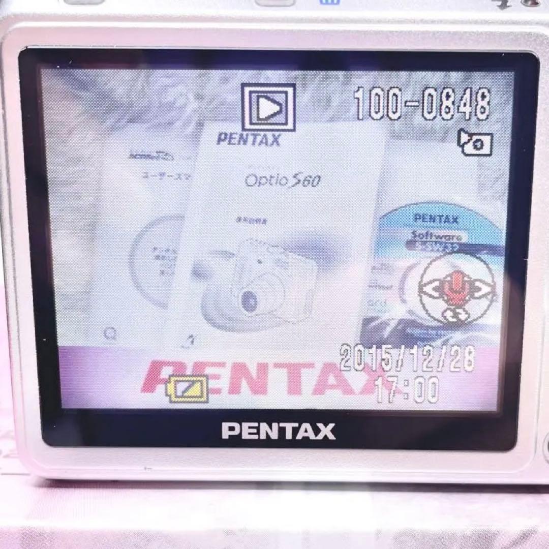 美品【動作確認済】PENTAX ペンタックス Optio 60レトロコンデジ