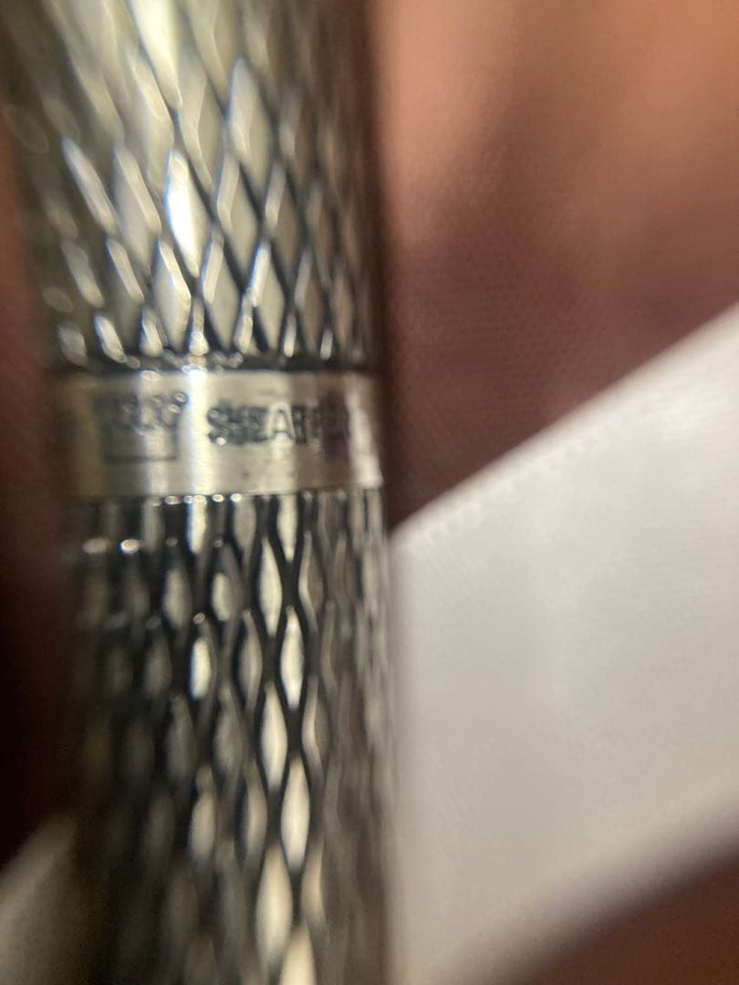 SHEAFFER 万年筆 スターリングシルバー　ケース付き