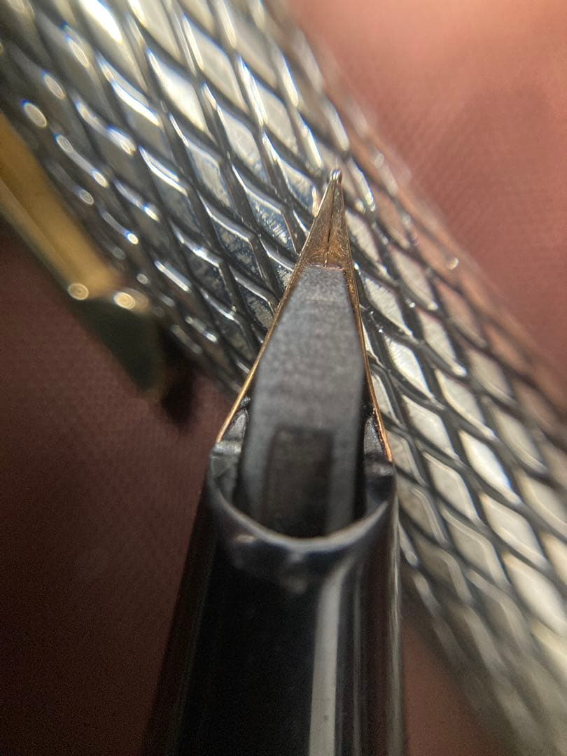 SHEAFFER 万年筆 スターリングシルバー　ケース付き