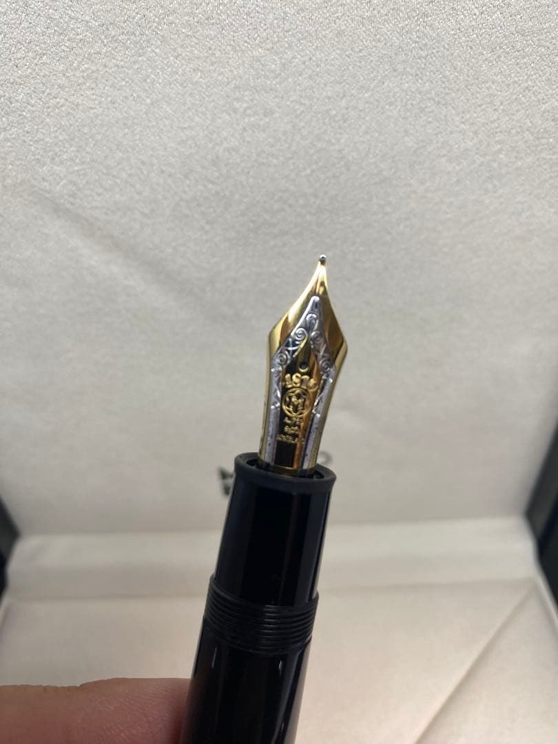MONTBLANC 万年筆 黒 149 F マイスターシュティュク