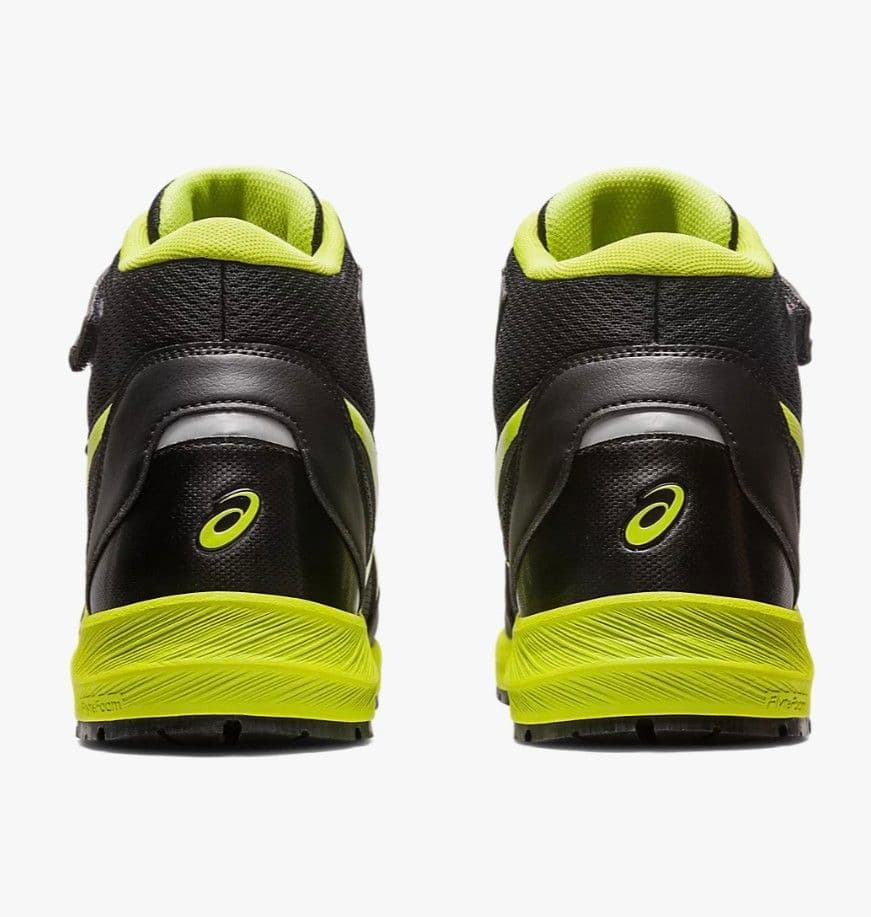 asics CP216 ブラック×ネオンイエロー