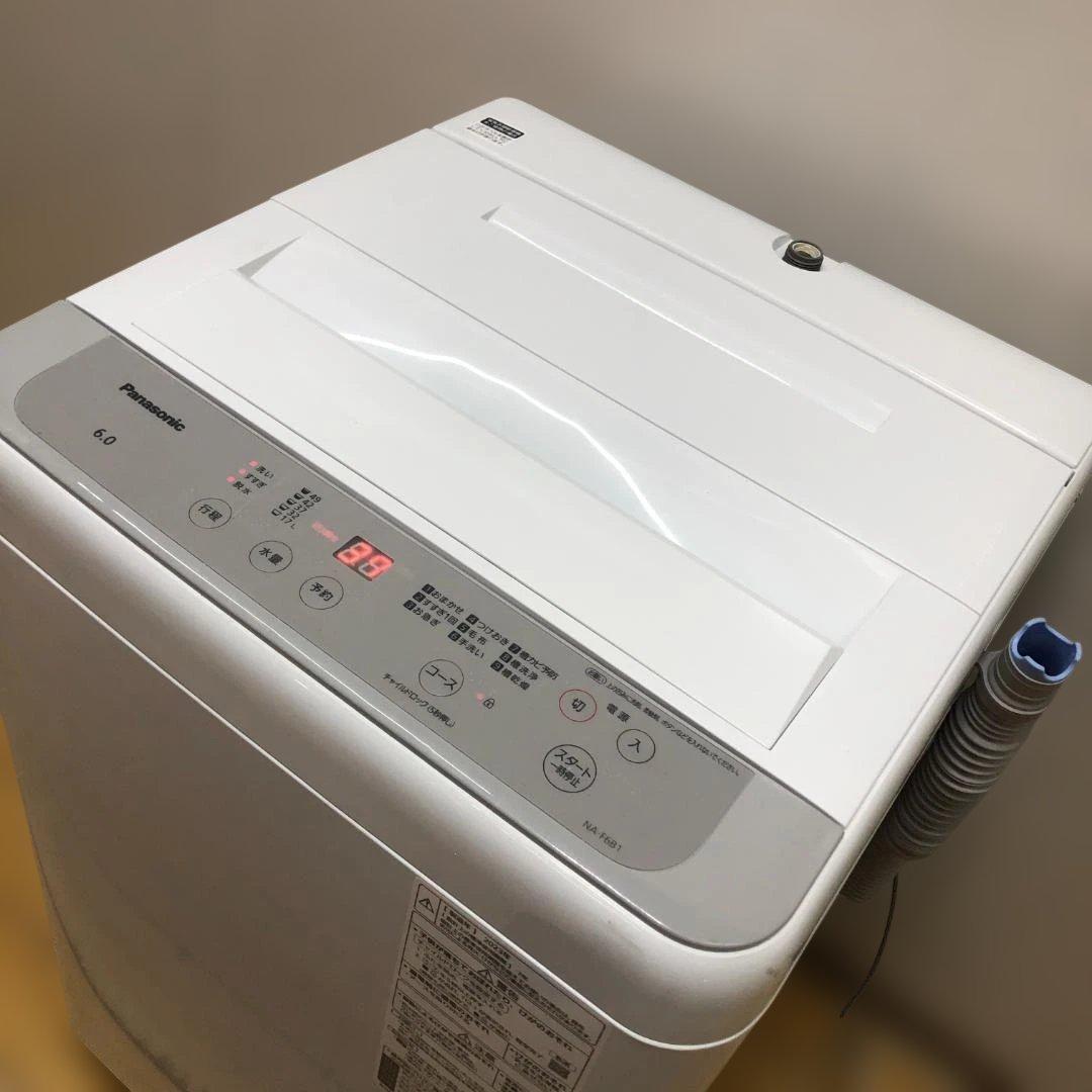 美品 パナソニック 6kg 洗濯機 NA-F6B1 2023年 112933-1