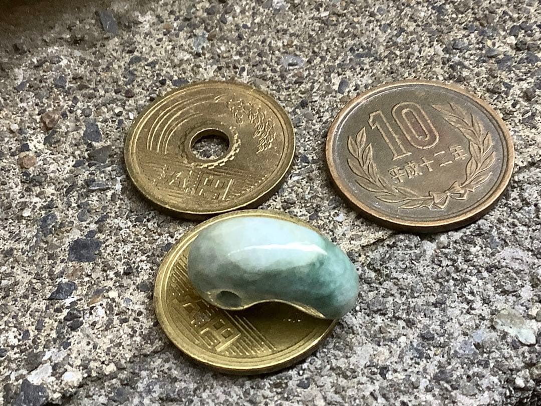 ⭕️神秘的な魅力*幸運を呼ぶ　糸魚川翡翠　勾玉　ソーティング付　高価逸品をお身近に