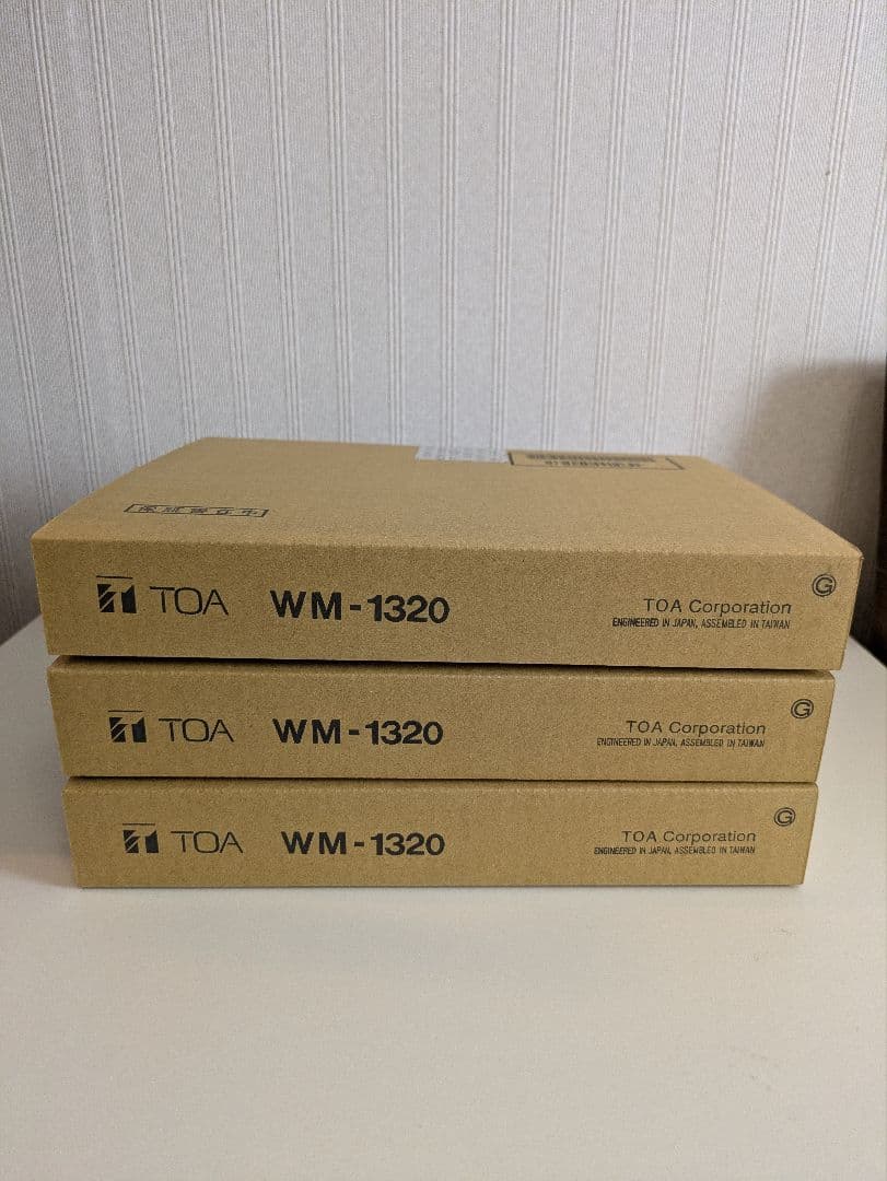 TOA　ワイヤレスマイク　wm-1320　×3