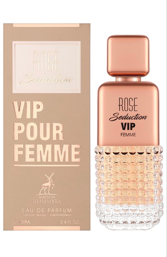 香水(女性用) Rose Seduction VIP Pour Femme EDP 100ml