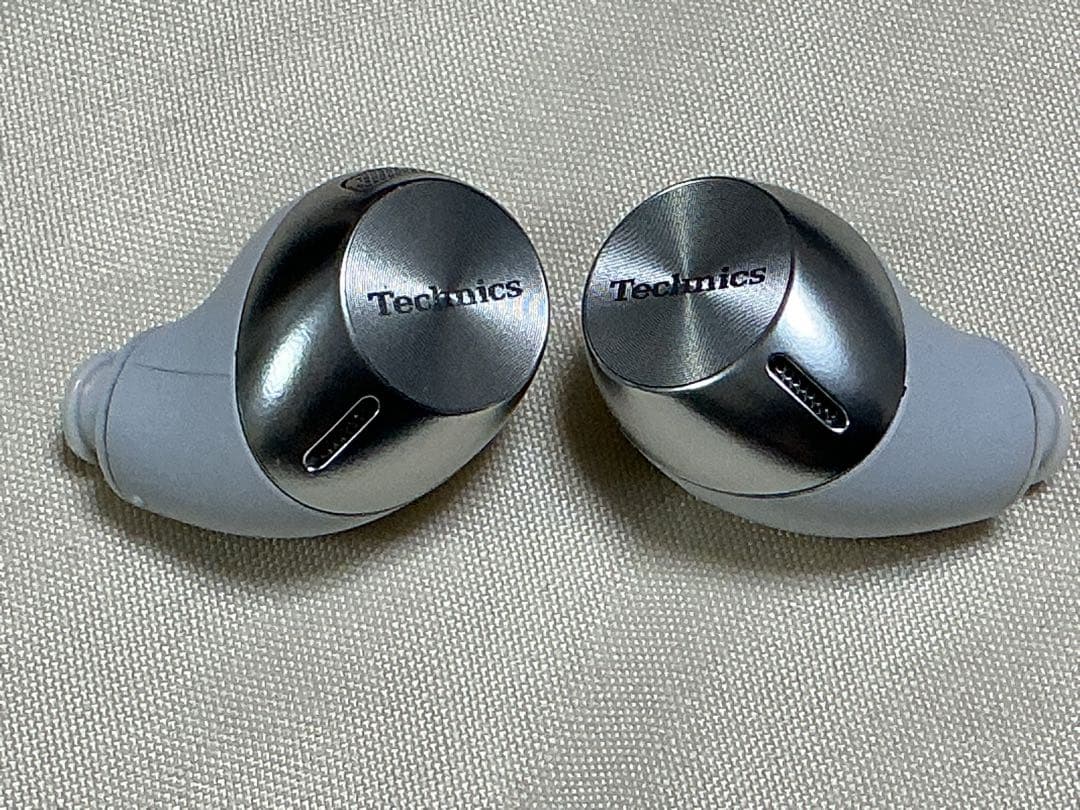 【美品】Technics EAH-AZ40M2 ワイヤレスイヤホン シルバー