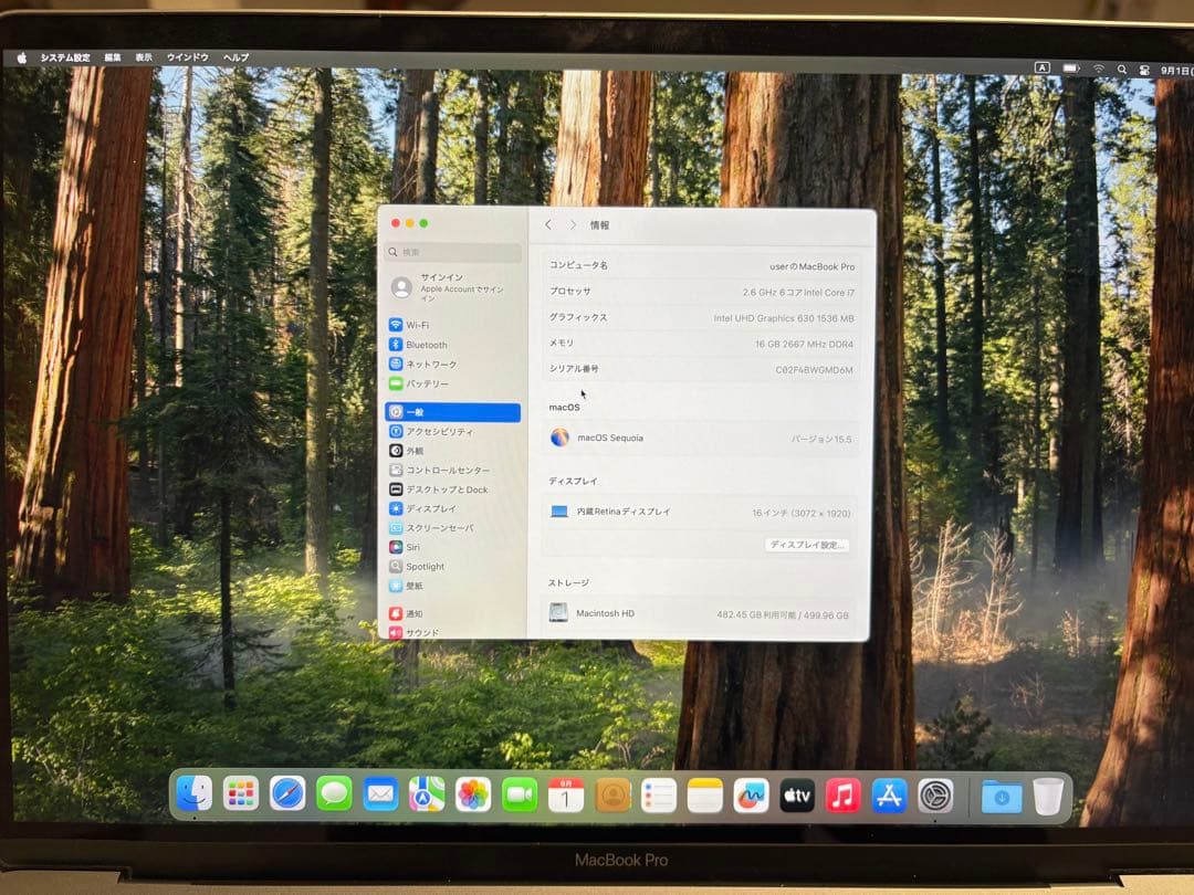 MacBook Pro 2019 i7/16GB/512GB おまけ付き