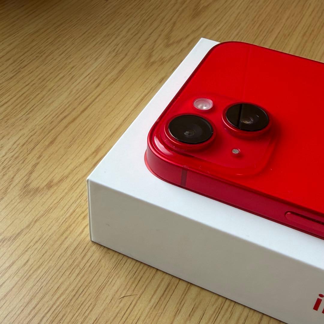 ［美品］ iPhone 14 RED 128GB simフリー スマフォ本体