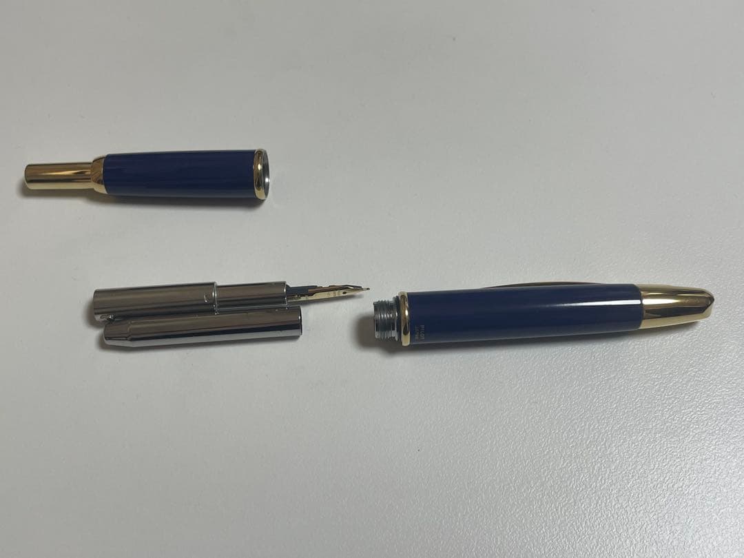 PILOT 万年筆 マンネンヒツ キャップレス DL F ダークブルー