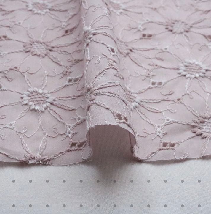 ベビー袴 マーガレット刺繍生地