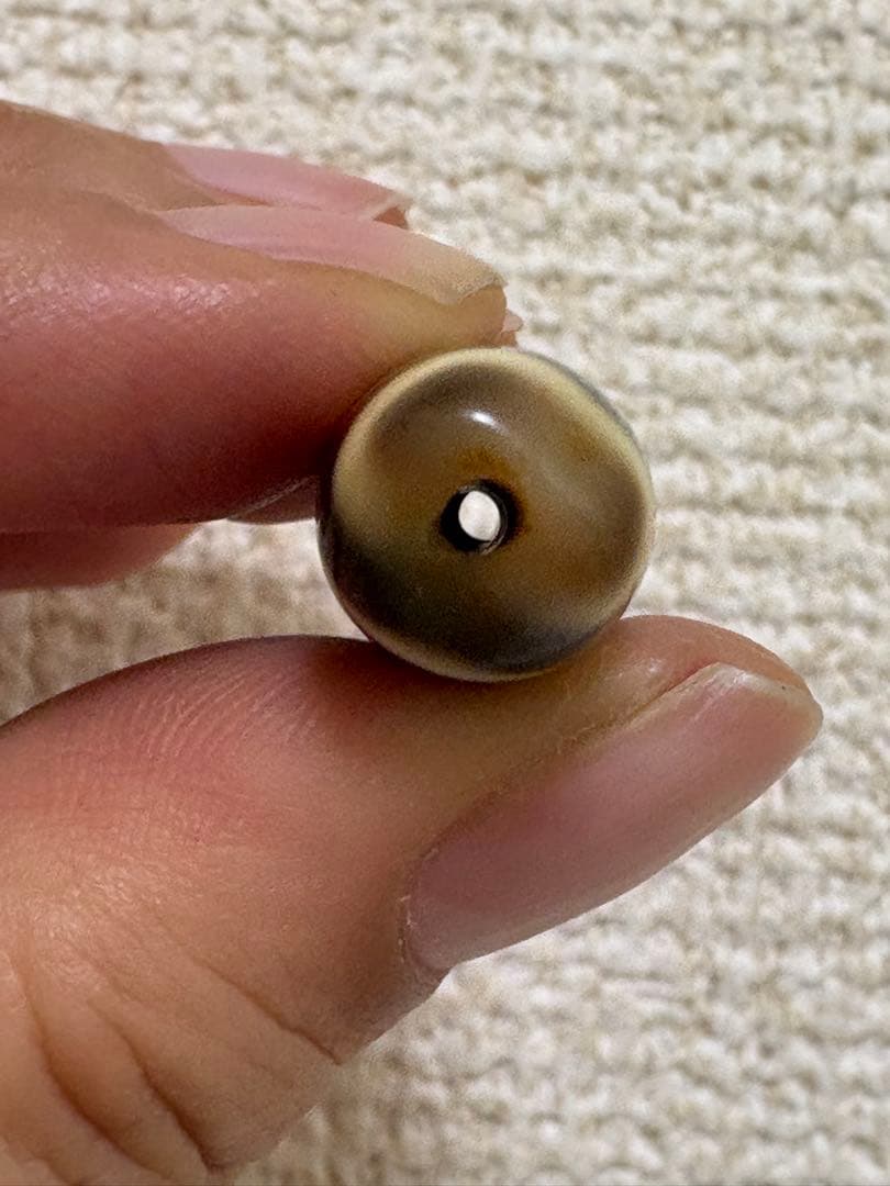 チベットジービーズ 二眼天珠 守護石 Dzi beads