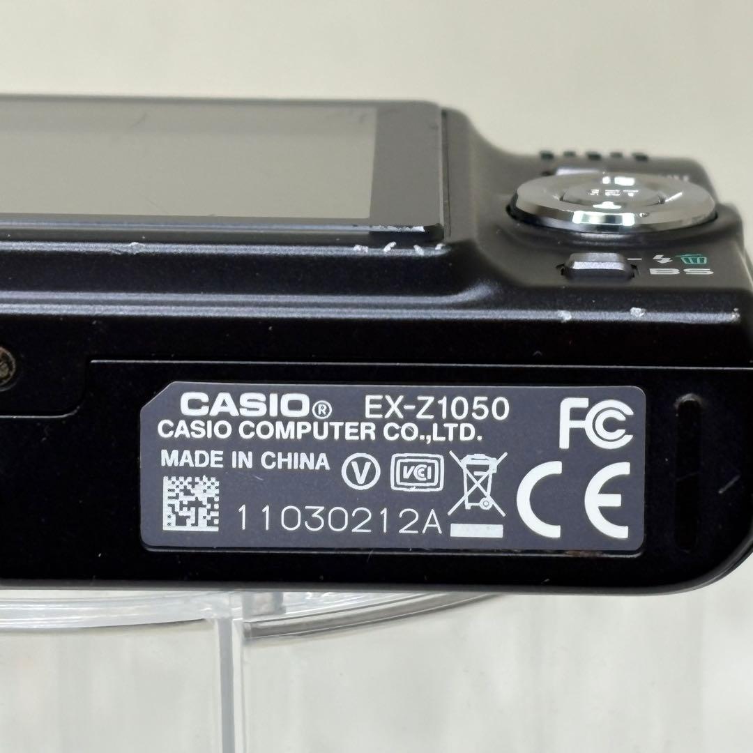 CASIO カメラ　EX-Z1050 SDカード　ブラック　コンデジ　動作品