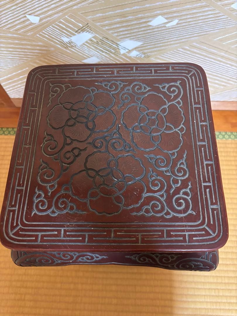 木製花台　花瓶台　香炉台　盆栽台 飾り台