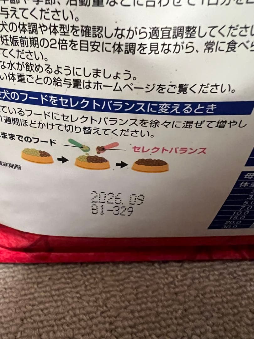 SELECT BALANCE Puppy ドライフード ラム 3kg