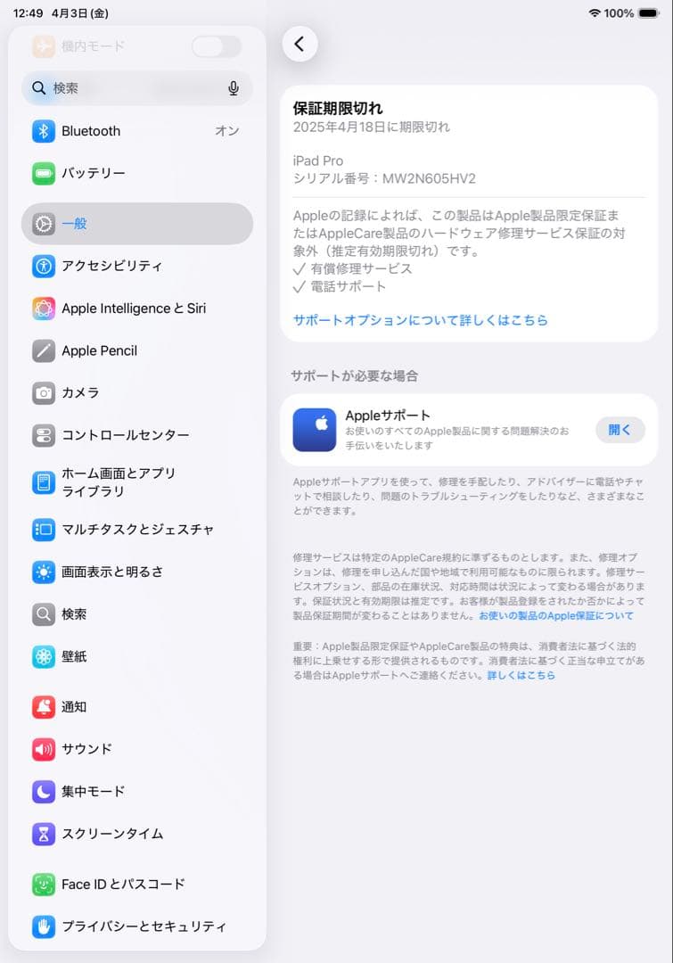 ま*ら様 M2チップ搭載 iPad Pro 11インチ Wi-Fi 128GB