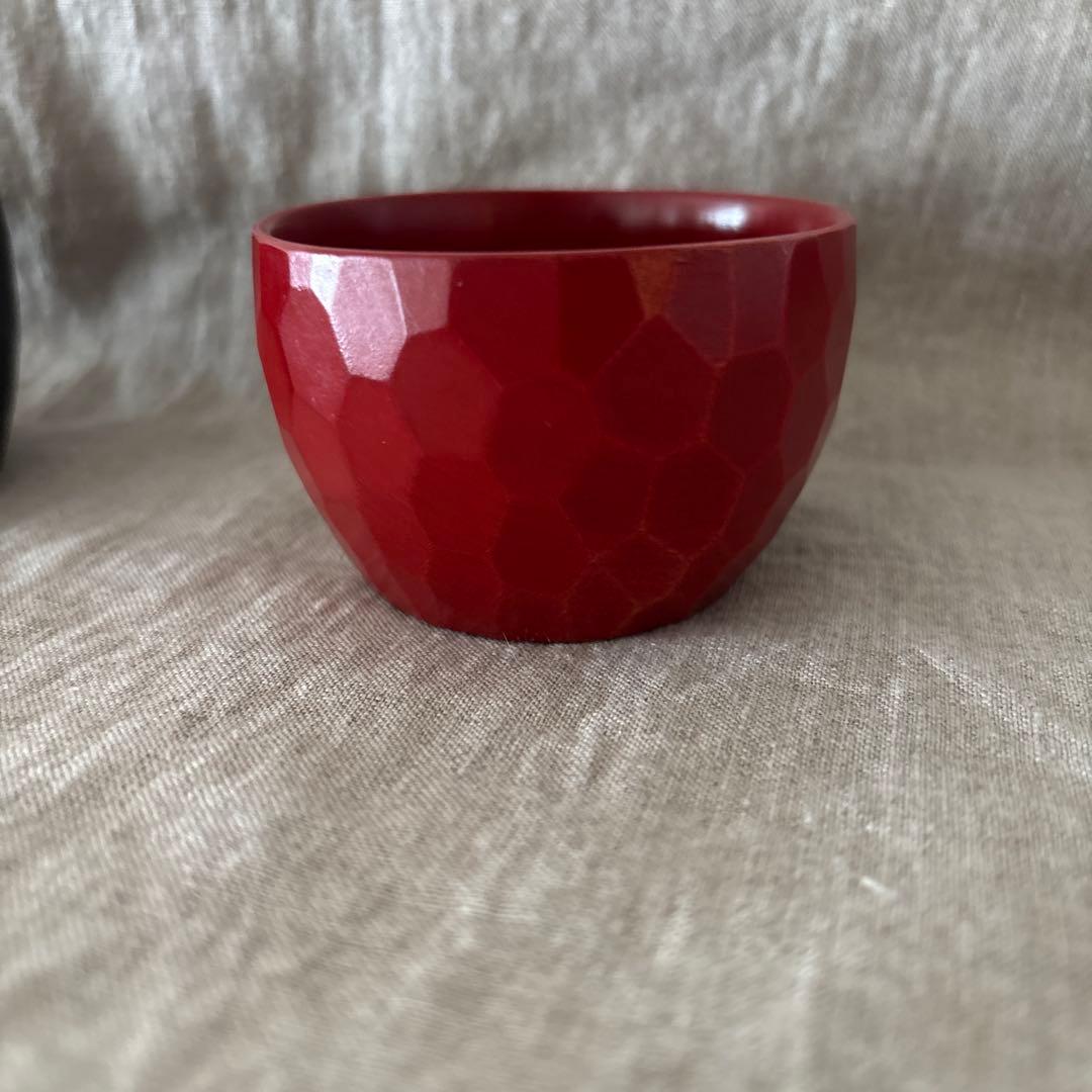 瀬戸晋　漆器　小さなカップ２点