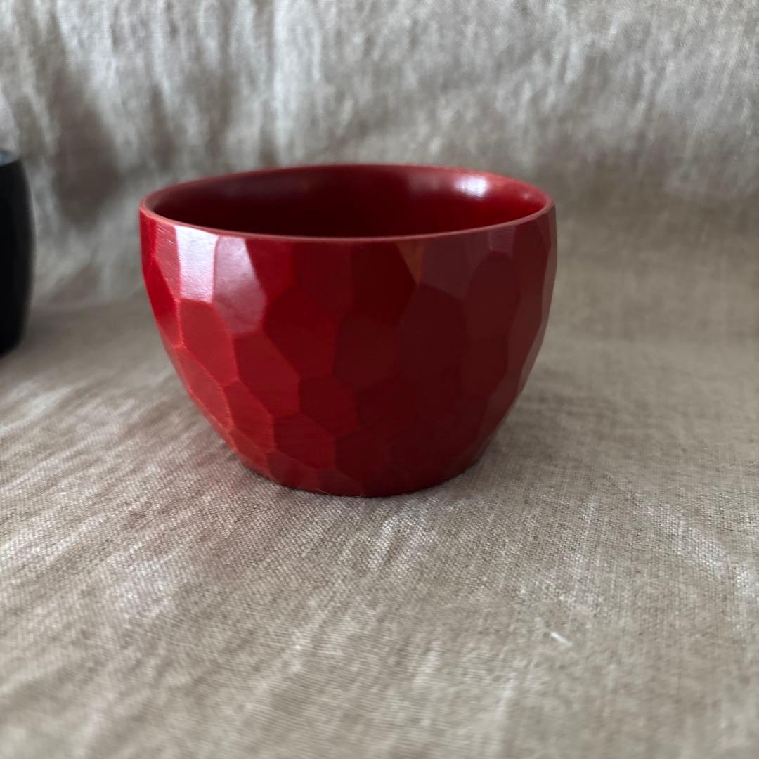 瀬戸晋　漆器　小さなカップ２点