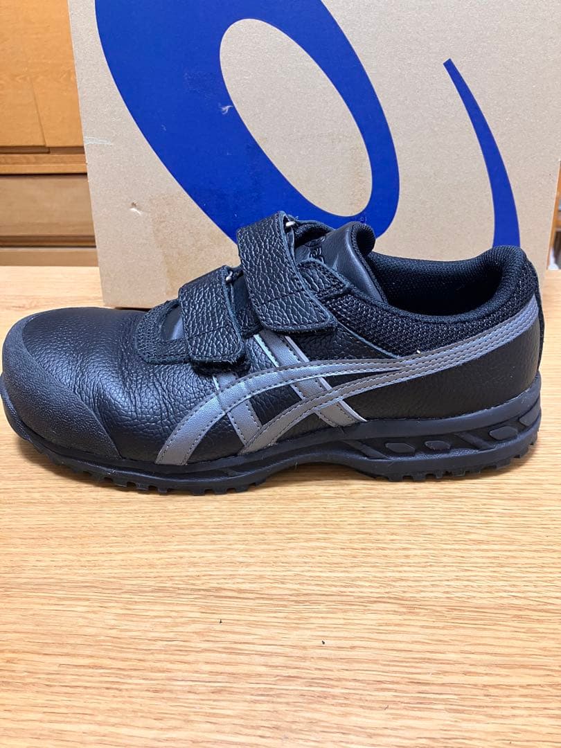 ASICS WINJOB 安全靴 ブラック ベルクロ式