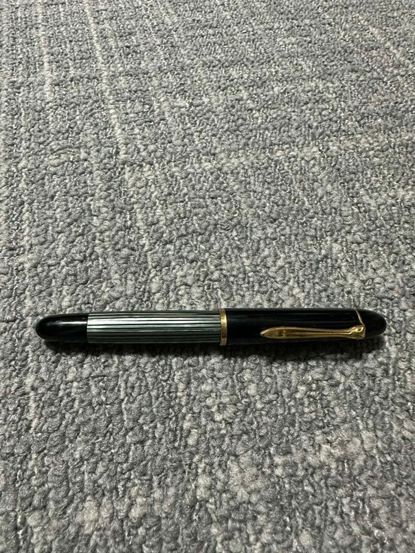 Pelikan　ペリカン　140　万年筆　EF　緑縞