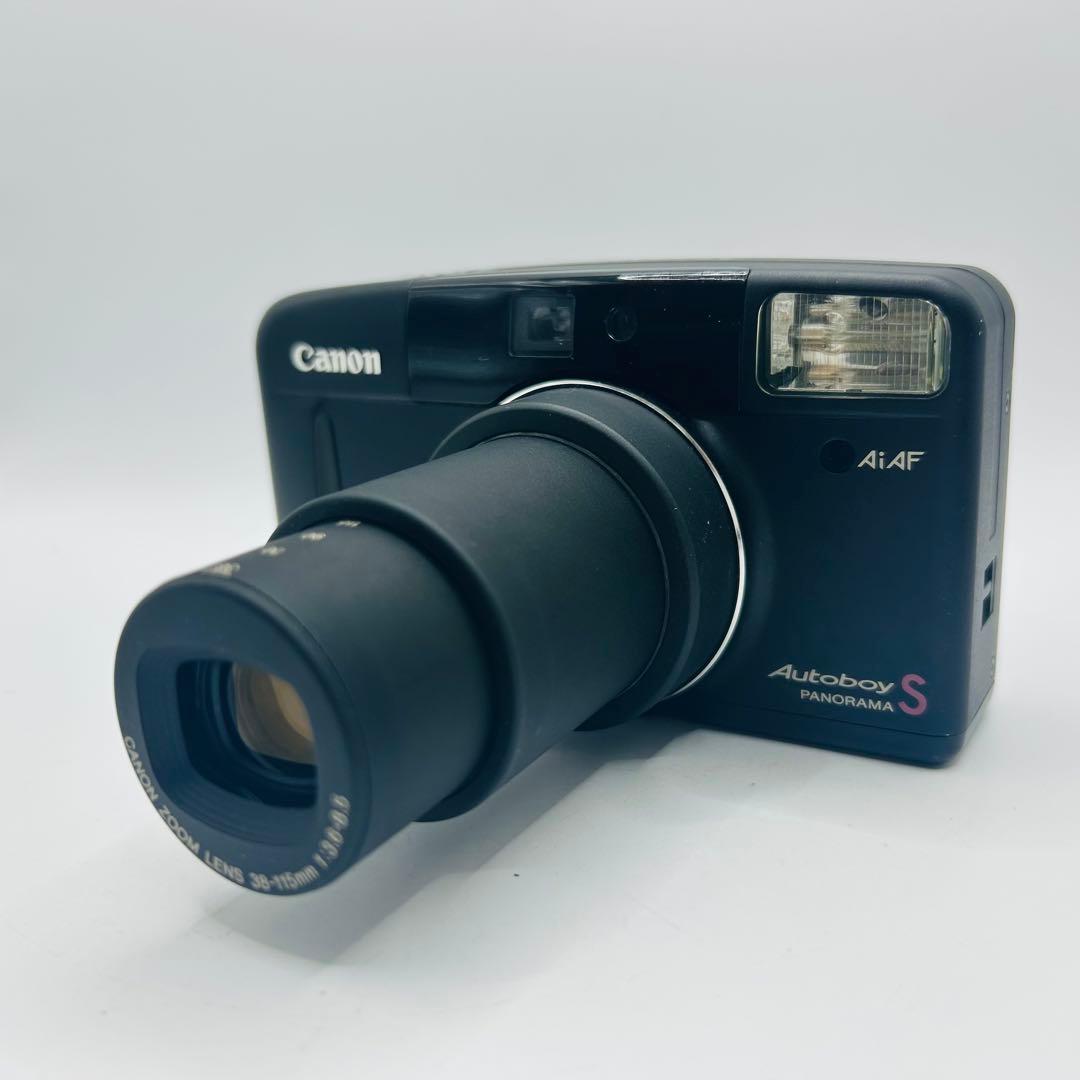 美品　Canon Autoboy S ブラック オートボーイ　フィルムカメラ