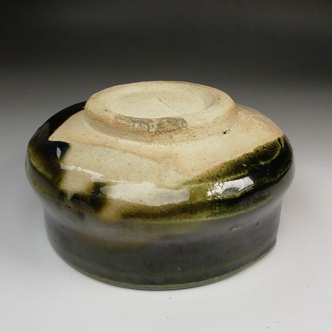 Ｓ７４９　茶碗　『織部　茶碗』『衆月窯』　共箱　抹茶碗　茶道具