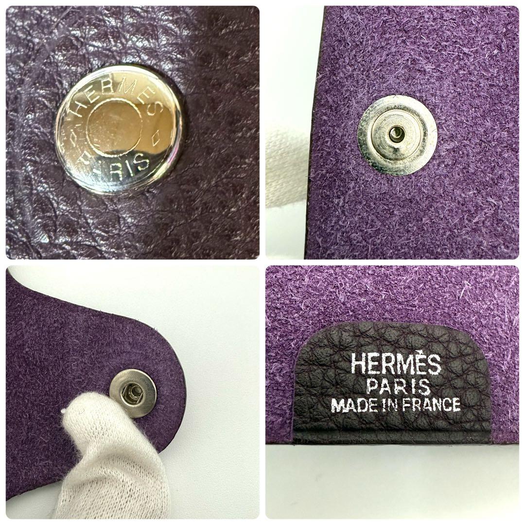 【新品未使用⭐】HERMES エルメス ユリスミニ トゴ 手帳 メモ帳 パープル