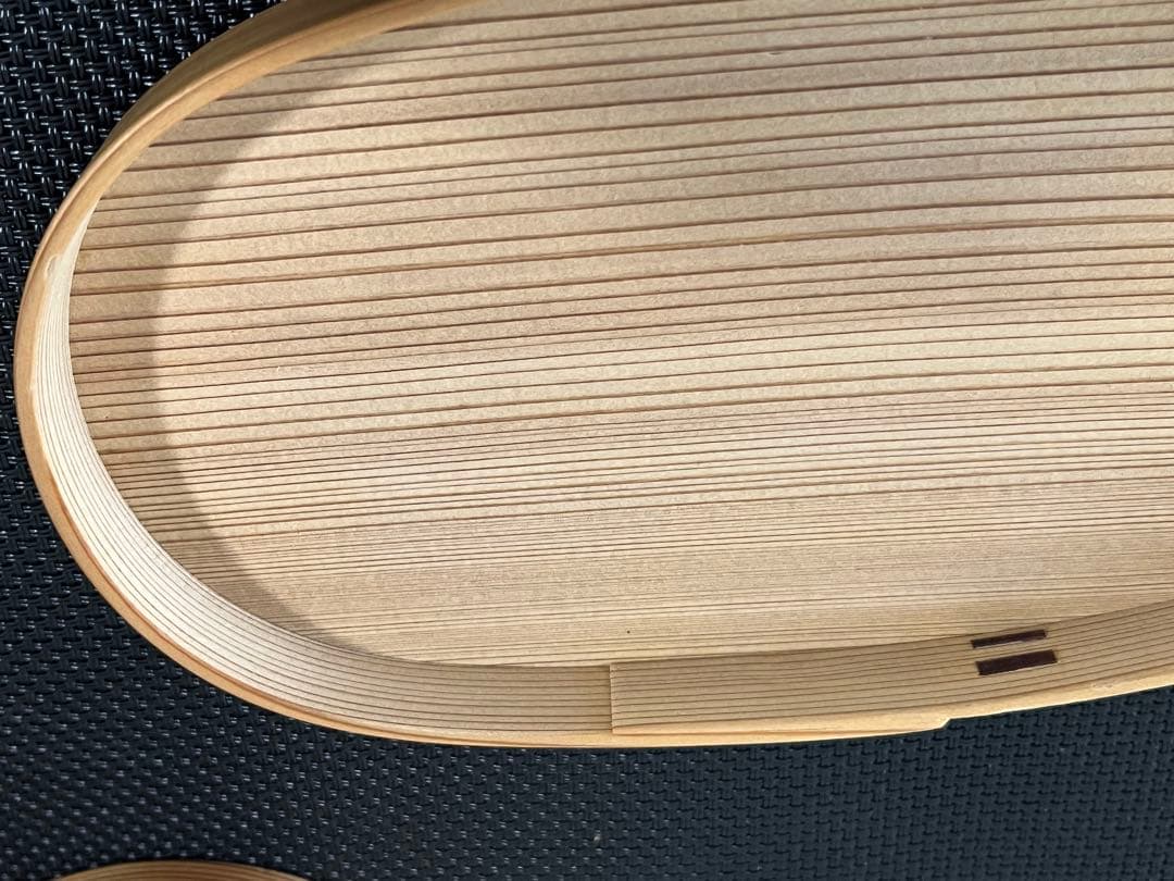 栗久　曲げわっぱ 弁当箱　小型スリム